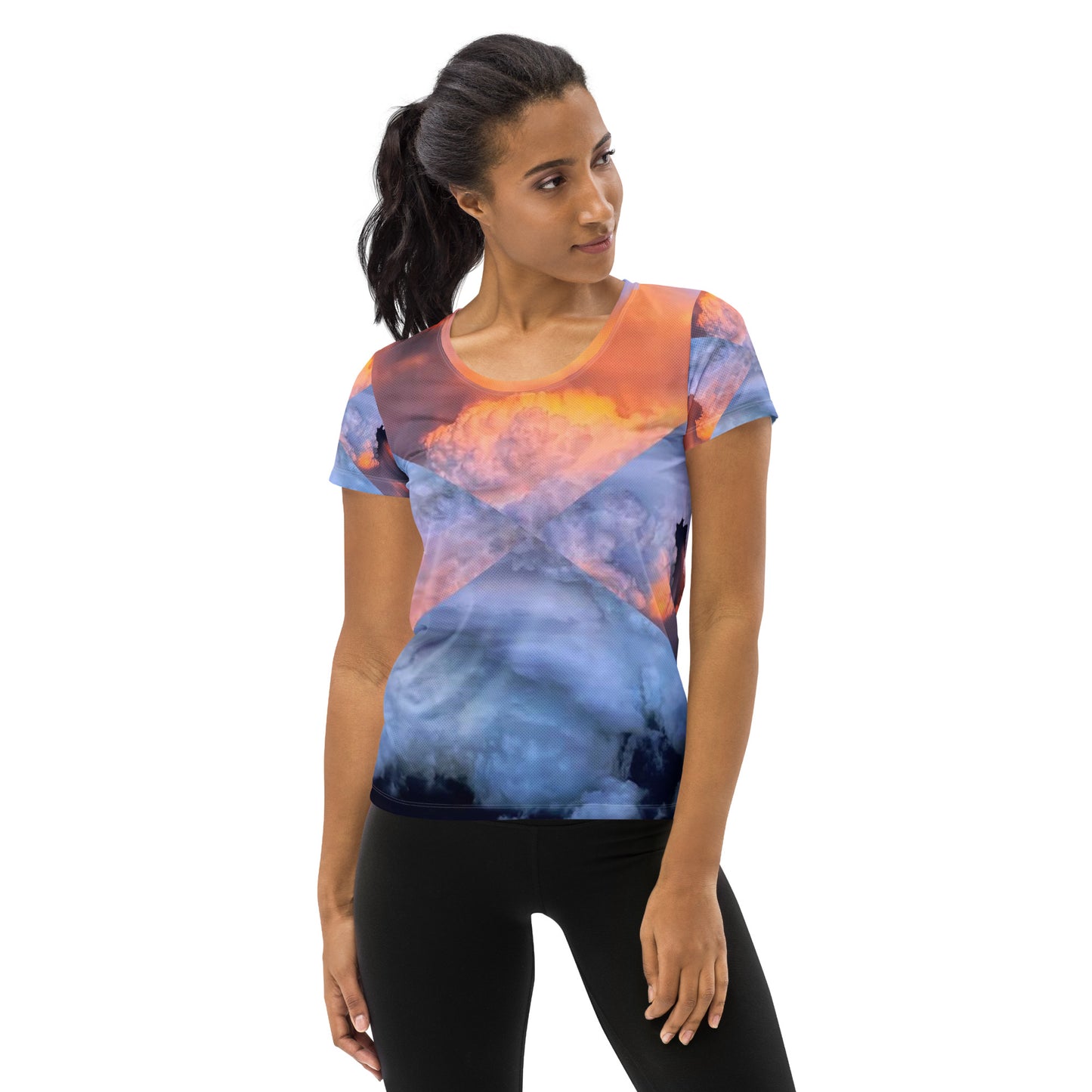 number9ine TRANSFERENCE (2) All-Over Print Women's Athletic T-shirt